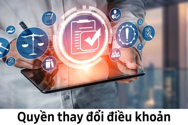 Quyền thay đổi điều khoản